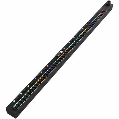 Vertiv PowerIT VP6U60A1 Upgradeable Outlet Level Monitoring HD rPDU, Vertical, Three Phase, 48 Combination C13/C19 Outlets, 60/63A, 240/415V WYE, 0U