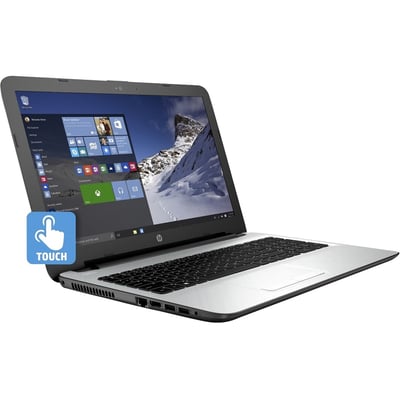 HP 15.6" Notebook - 1366 x 768 - (Intel Celeron N3150 Quad-core (4 Core) 1.6 GHz) - 4 GB Total RAM - 1 TB HDD - White Silver