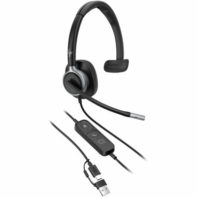 HP POLY MISSION 615 MONAURAL USB WIRED HEADSET (BULK)