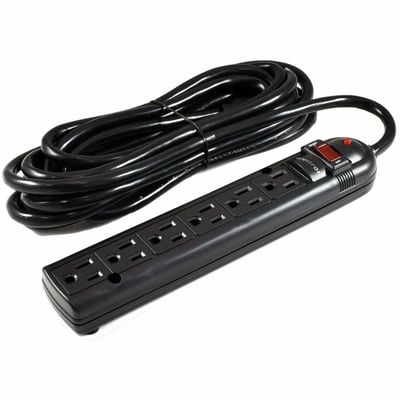 6-OUTLET SURGE PROTECTOR POWER STRIP 10F