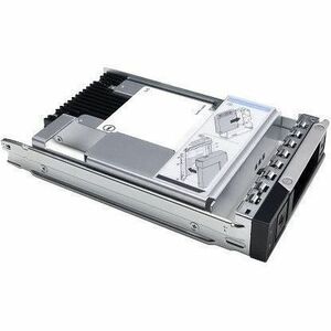 Dell 960 GB Solid State Drive - 2.5" Internal - SAS - 3.5" Carrier - Read Intensive