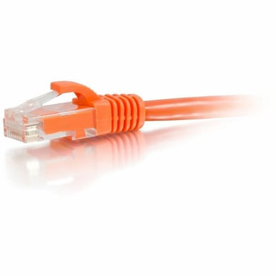 Quiktron Q-Series Patch Cords, CAT5E, Booted, Orange, 75 FT