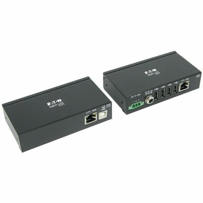 Tripp Lite by Eaton 4-Port Industrial USB over Cat6 Extender ESD Protection PoC - USB 2.0 Mountable 150 ft. (45.72 m) TAA