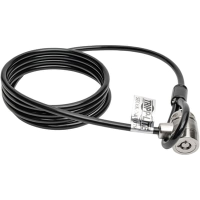 Tripp Lite by Eaton Security Lock for Laptops and Peripherals Keyed 6 ft. (1.83 m) Cable