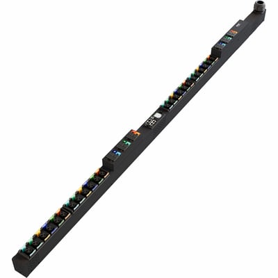 Vertiv PowerIT VP5U60A3 Switched Unit Level Monitoring HD rPDU, Vertical, Three Phase, 24 Combination C13/C19 Outlets, 60/63A, 240/415V WYE, 0U