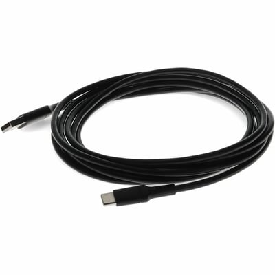 6ft (2m) USB-C Male to USB-A 2.0 Male Sync and Charge Black Cable