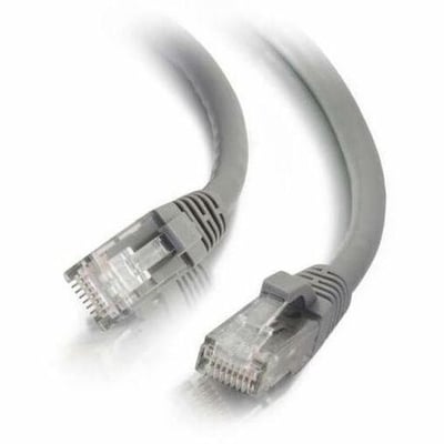 Quiktron Q-Series Patch Cords, CAT6, booted, Gray, 14 FT