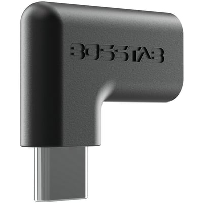 USB-C - USB-C RIGHT ANGLED ADAPTER BLACK