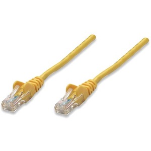 Intellinet Network Solutions Cat5e UTP Network Patch Cable, 50 ft (15.0 m), Yellow