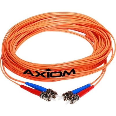 Axiom ST/MTRJ Multimode Duplex OM1 62.5/125 Fiber Optic Cable 2m