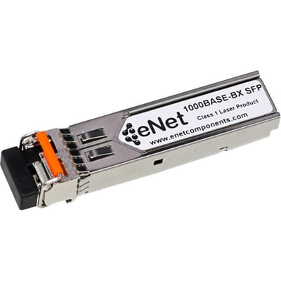 ENET Cisco Compatible GLC-BX-D-120K TAA Compliant Functionally Identical 1000BASE-BX-D SFP Bi-Di Tx1570nm/Rx1550nm 120km Simplex LC Connector