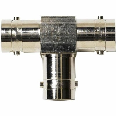 Pomona BNC (F/F/F) Adapter, 75 Ohms