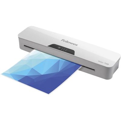 Fellowes Halo 125 Thermal Laminator for Home, School or Office with 25 Pouch Starter Kit, Easy to Use, 1 Minute Warm-Up, Jam Free