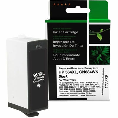 Clover Imaging Remanufactured High Yield Black Ink Cartridge for HP 564XL (CB321WN/CN684WN)