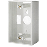 On-Q Single Gang Surface Mount Box, White