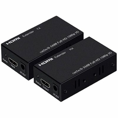 4XEM 30M/100Ft HDMI Extender Over Double Cat-5E or Cat-6 RJ45