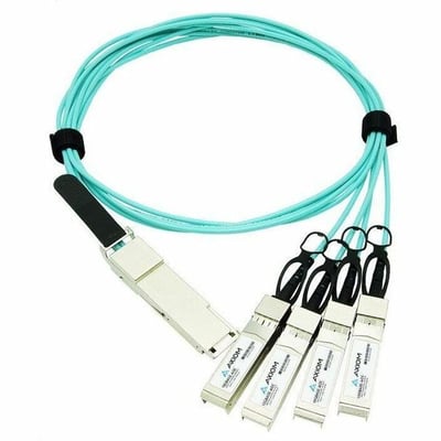 Axiom 100GBASE-AOC QSFP28 to 4 SFP28 Active Optical Cable Cisco Compatible 25m
