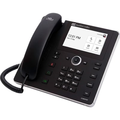 C450HD IP-PHONE POE GBE BLACK WITH INTEGRATED BT AND DUAL BAND WIFI