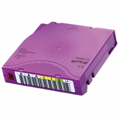 HPE LTO-10 RW CUST LBL NO CASE 20 CRTG PL-7A