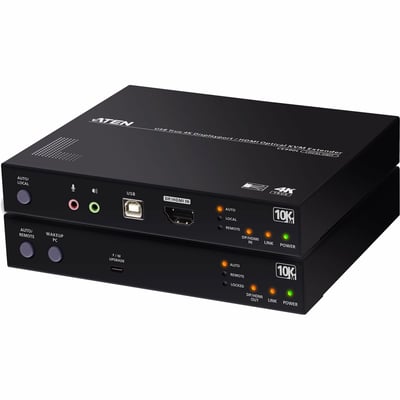 USB TRUE 4K DISPLAYPORT/HDMI OPTICAL KVM - TRUE 4K UP TO 10KM