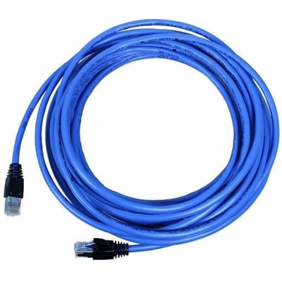 Ortronics PowerWise Cat5E solid cord Riser PVC, double ended 5ft, blue