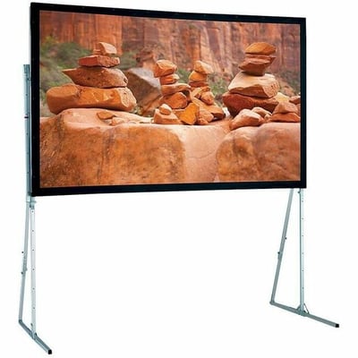 Draper Ultimate Folding Screen with Heavy-Duty Legs 201" Projection Screen
