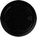 Wiremold 6CT Evolution Poke Thru Surface Style Cover, Black