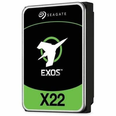 Seagate Exos X22 22 TB Hard Drive - 3.5" Internal - SATA (SATA/600) - Conventional Magnetic Recording (CMR) Method