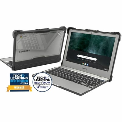 MAXCases Extreme Shell-S for Samsung Galaxy Chromebook Go 14" (Black/Clear)