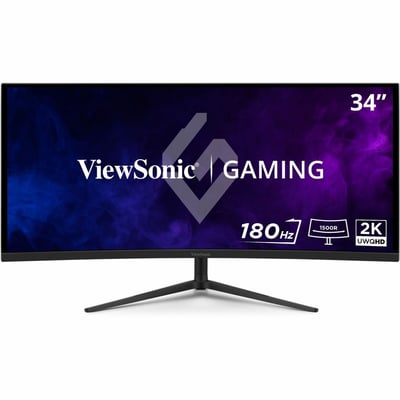 LA VIEWSONIC 34IN 21:9 CURVED 1440P 1MS 180HZ GAMING MONITOR WITH