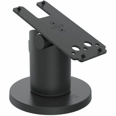 SpacePole DuraTilt Mounting Bracket for Payment Terminal, POS Equipment - Black