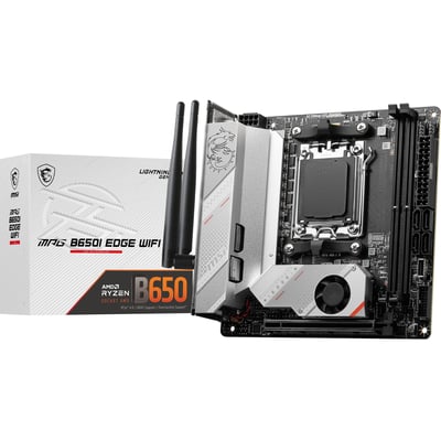 MSI MPG B650I EDGE WIFI Gaming Desktop Motherboard - AMD B650 Chipset - Socket AM5 - Mini ITX