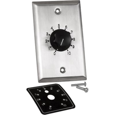 PRECISION PLATE MOUNTED 70.7V 100W ATTENUATOR 1.5DB STEPS