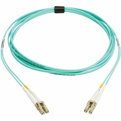 FIBER CABLE 10GB/40GB/100GB MMF 50 OM4 LSZH LC/LC AQUA 3M TAA