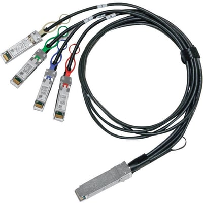 MELLANOX LINKX 100GBASE DAC QSFP28 TO SFP28 6.6FT HYBRID