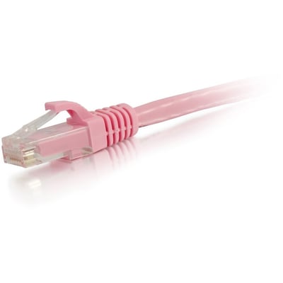 C2G 50ft Cat6a Snagless Unshielded (UTP) Network Patch Ethernet Cable-Pink