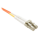 UNC 15M LC TO ST OM2 1GB FIBER OPTIC CABLE, ORANGE, OFNR, 50/125 MULTIMODE DUPLE
