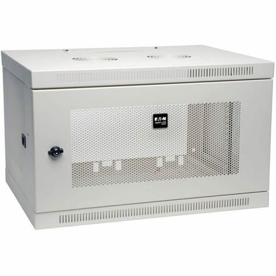 Tripp Lite by Eaton SmartRack 6U Low-Profile Switch-Depth Wall-Mount Mini Rack Enclosure White