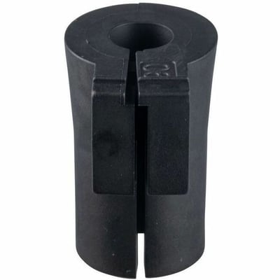 Panduit Cable Entry Grommet, Single, Small, 0.24"-0.28" , Black TPE, 12 PC