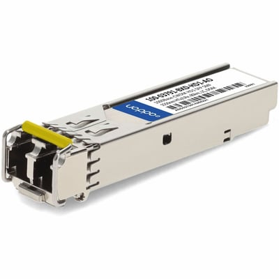 AddOn Calix® 100-03791-BXD-HD1 Compatible TAA 1000Base-CWDM HD1 SFP Transceiver (SMF, 1550nm HTx/LRx, 80km, LC, DOM)