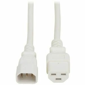 POWER CORD C14 C21 HEAVY-DUTY 15A 250V 14 AWG 6FT WHITE