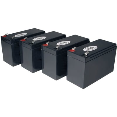 Tripp Lite by Eaton 4x 12V 9AH UPS Replacement Battery Cartridge Kit for Select Best Powerware Liebert and Other UPS