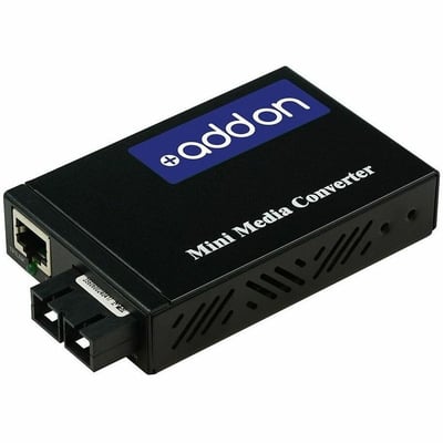 AddOn 10/100Base-TX(RJ-45) to 100Base-SX(SC) MMF 850nm 550m Mini Media Converter