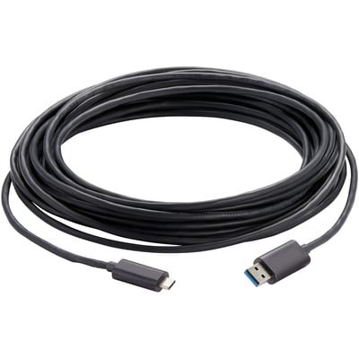 Vaddio 26 ft USB 3.2 Active Optical Cable - Type C to Type A - Black