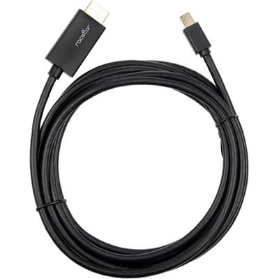 Rocstor Premium Mini DisplayPort to HDMI cable - 10 ft (3m) - 4K/2K - DisplayPort to HDMI Cable - For MacBook, Macbook Pro, Macbook Air, Mac Mini, Ultrabook, Projector, Desktop Computer - 10 ft - 1 Pack - 1 x Mini DisplayPort Male