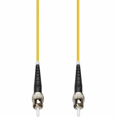 AddOn 55m ST to ST Yellow OS2 Simplex OFNR (Riser-Rated) SMF Fiber Patch Cable
