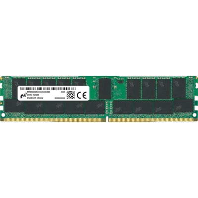 MICRON 32GB 3200MHZ PC4-25600 CL22 ECC REG DUAL RANK X4 1.2V