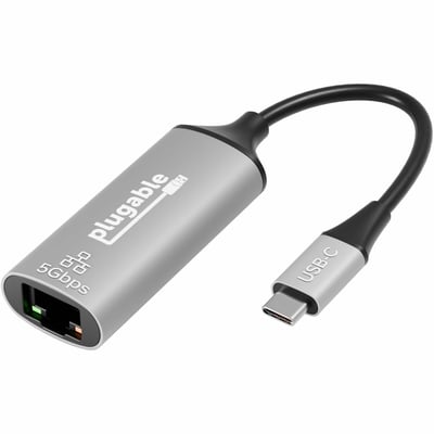 PLUGABLE USB-C TO 5GBE ADAPTER WITH ETHERNET PORT