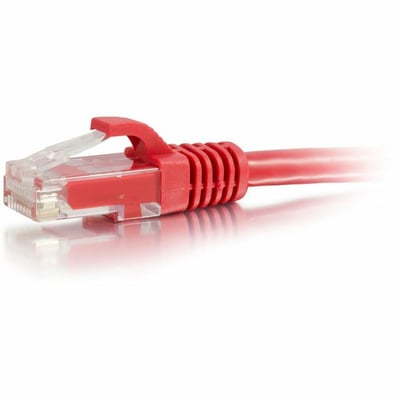Quiktron Q-Series Patch Cords, CAT5E, Booted, Red, 14 FT