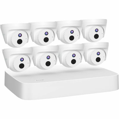 8 CHANNEL POE HD SECURITY KIT .